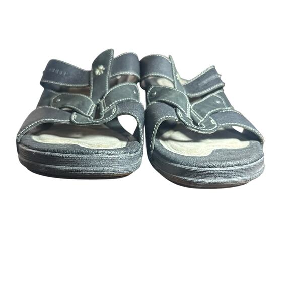 Merrell Women's Leather Slide Sandals 11 Comfortable Outdoor Walking Sandals - Picture 3 of 11